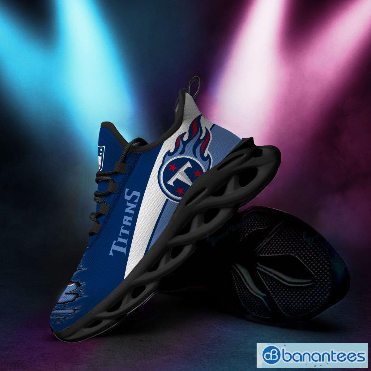 Tennessee Titans Splash Colors Design Running Sneaker Max Soul Shoes Gift  For Men And Women - Banantees