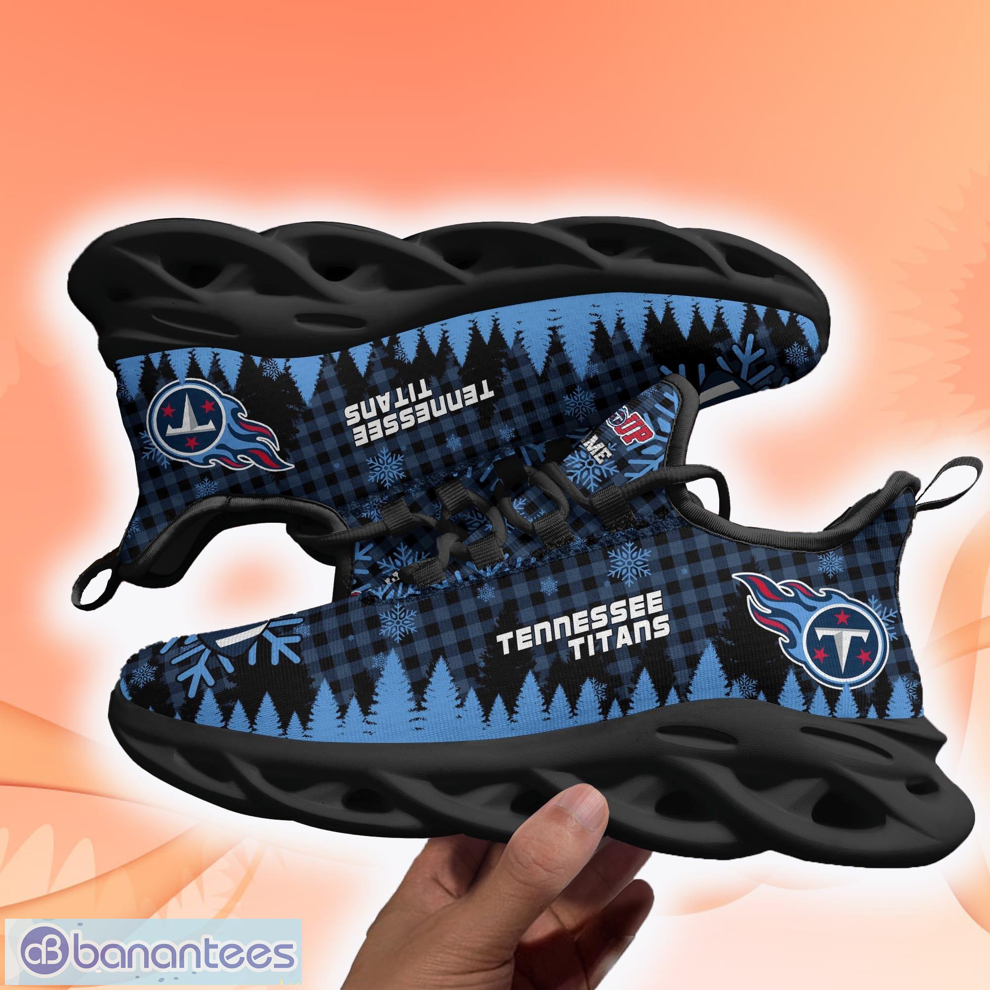 NFL Tennessee Titans Custom Name Max Soul Sneaker Shoes - Banantees