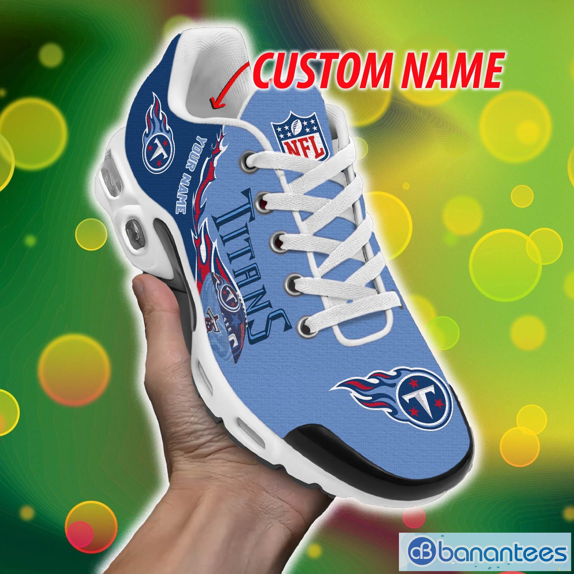 Tennessee Titans NFL Team Luxury Brand Sneakers Custom Name Air