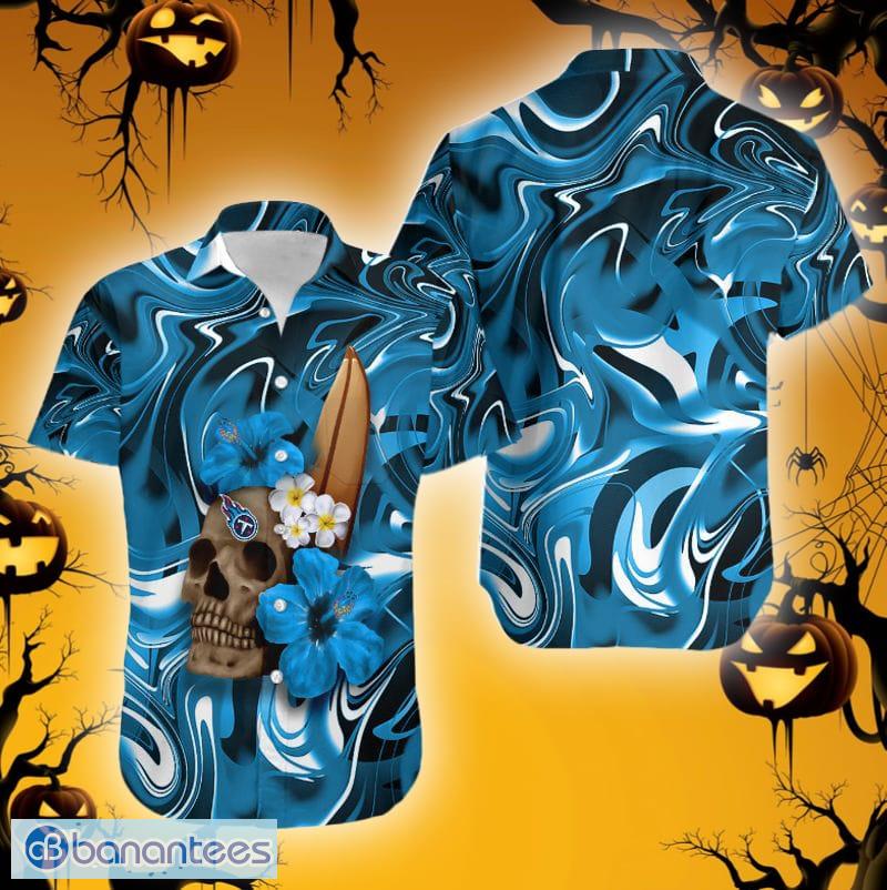 New Orleans Saints Skull Carved Halloween Hawaiian Shirt Gift Men Women -  Banantees