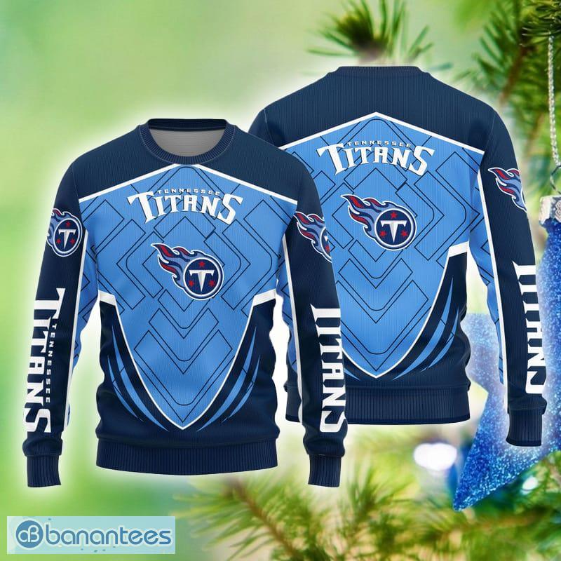 Tennessee Titans NFL Big Logo Ugly Christmas Sweater Gift For Fans -  Banantees