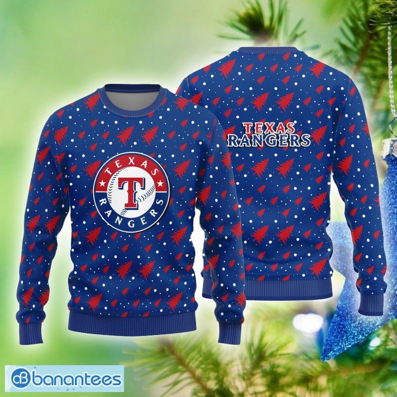 Texas Rangers Basic Pattern Knitted Sweater For Christmas - Freedomdesign