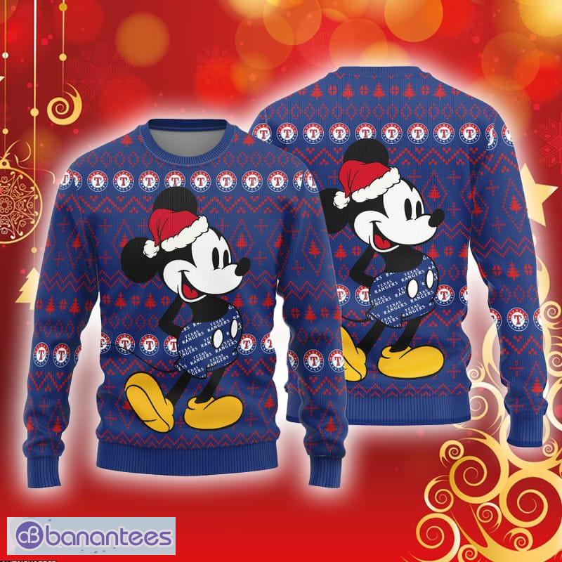 San Francisco 49ers Mickey And Friends Christmas Sweater Ugly Christmas  Sweater - Banantees