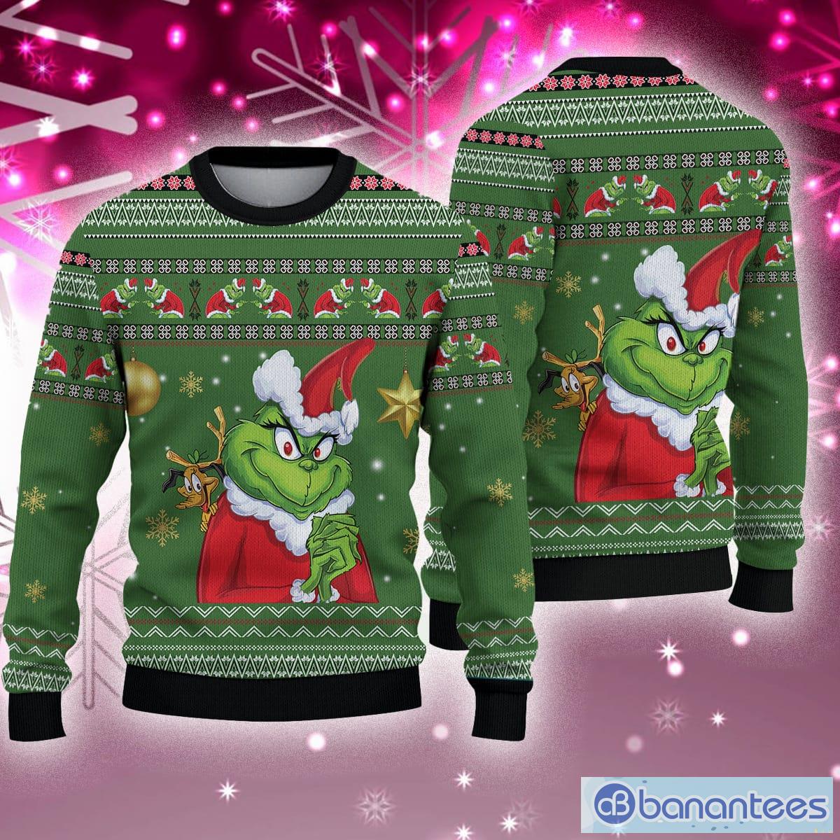 Dallas Cowboys Christmas Grinch Ugly Sweater For Men Women - Banantees