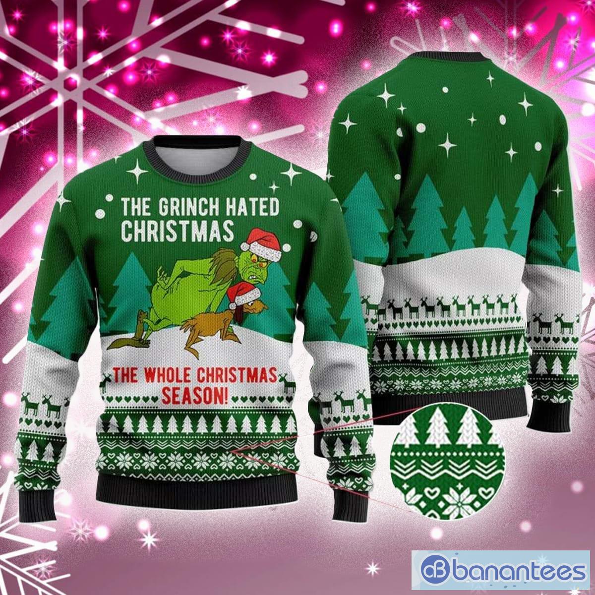 Chicago Blackhawks Funny Grinch Ugly Christmas Sweater Unisex Christmas  Gift Ideas
