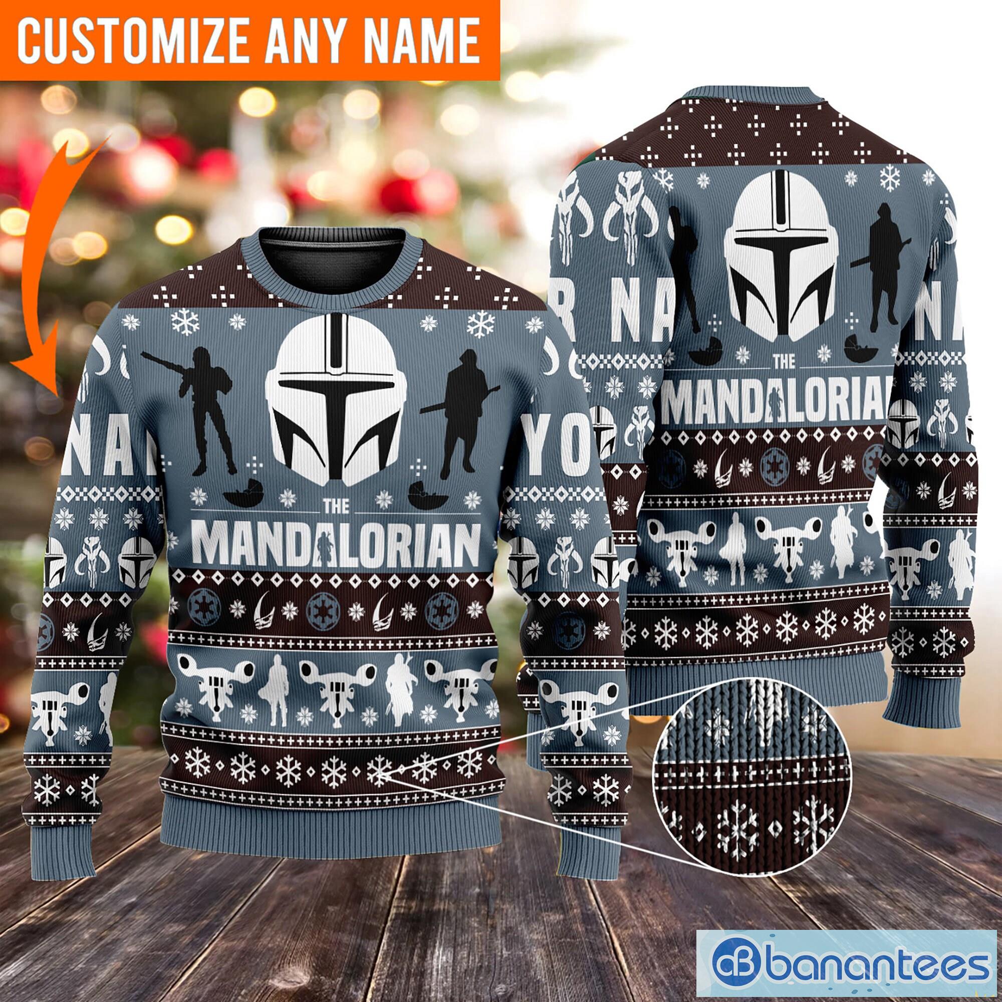 Star wars best sale mandalorian christmas sweater