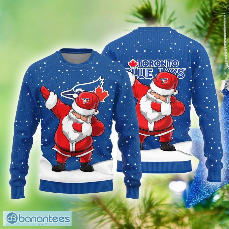 Toronto Blue Jays Basic Pattern Ugly Christmas Sweater - Banantees