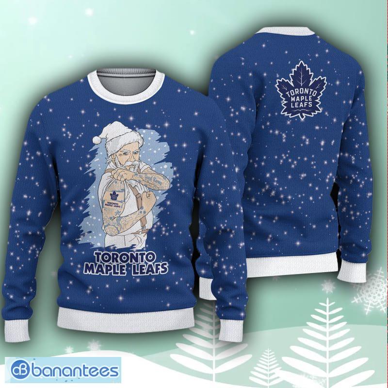 Toronto Maple Leafs Christmas Pattern Knitted Ugly Sweater AOP For Men And  Women Gift Fans - Banantees
