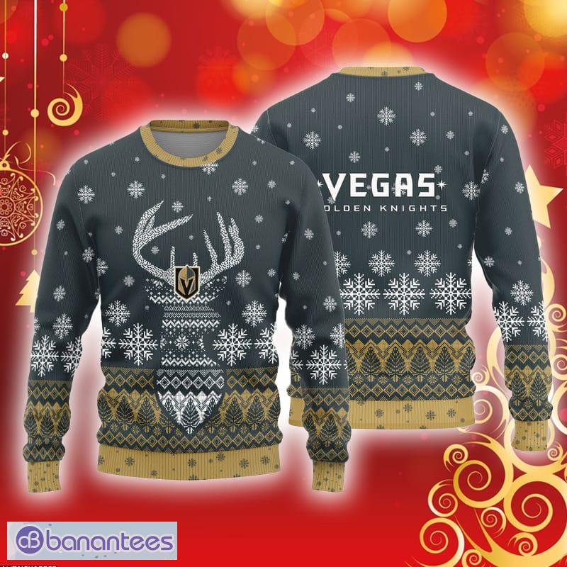 Vegas Golden Knights Christmas Reindeer Limited Edition Ugly Sweater -  Freedomdesign