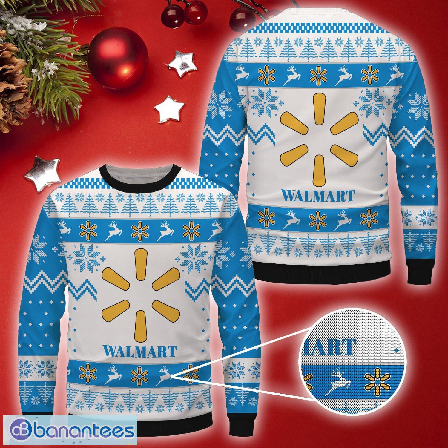 walmart Brand Logo Ugly Xmas Sweater Gift For Christmas Sweatshirt -  Banantees