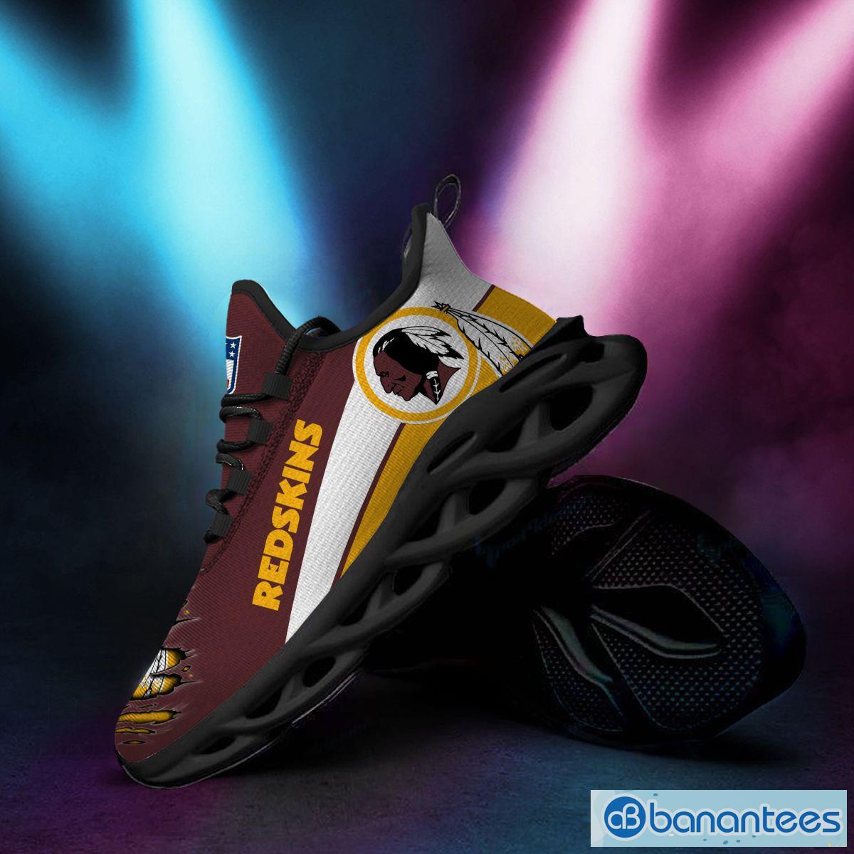 Washington Redskins Logo Torn Running Sneaker Max Soul Shoes Gift For Men  And Women - Banantees