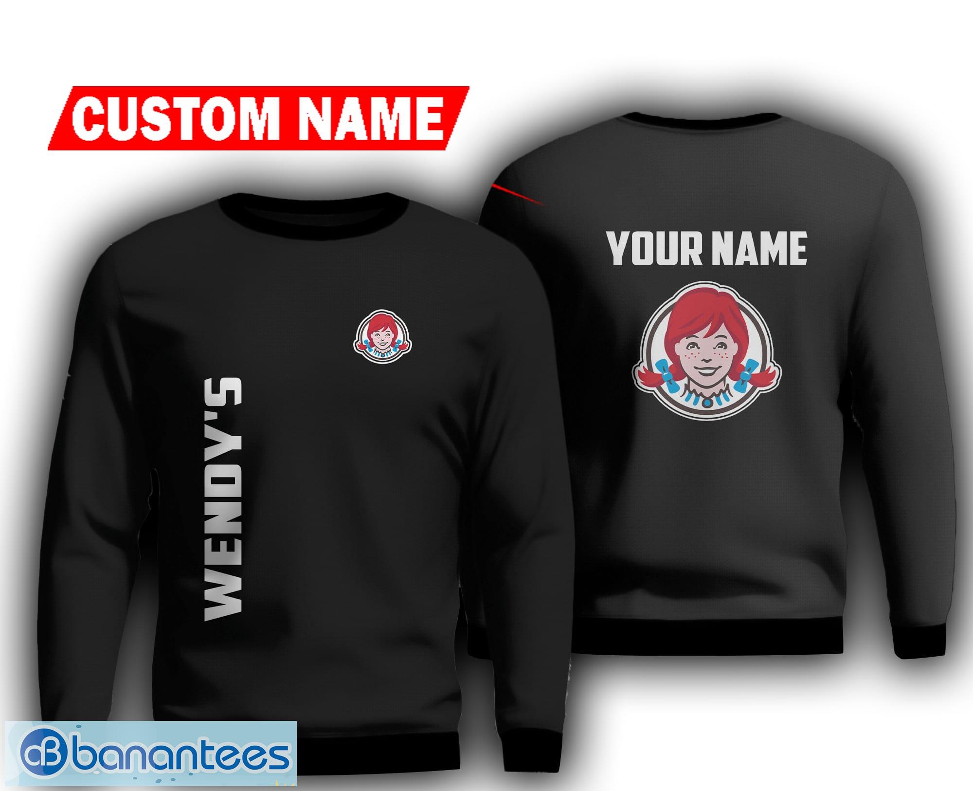 wendys Brand Light Ugly Sweater size 3D Christmas Sweatshirt Custom Name - wendys Brand Light Ugly Sweater size 3D Christmas Sweatshirt Custom Name
