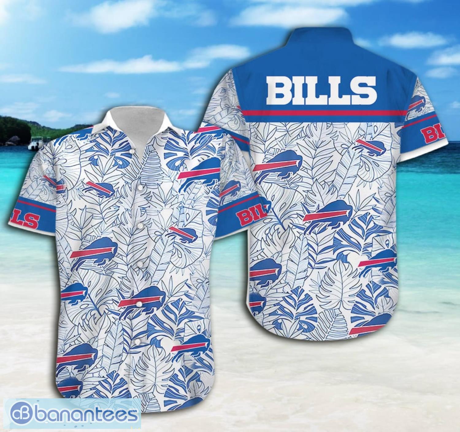 Onres design Buffalo Bills Aloha Tropical Hawaiian Shirt