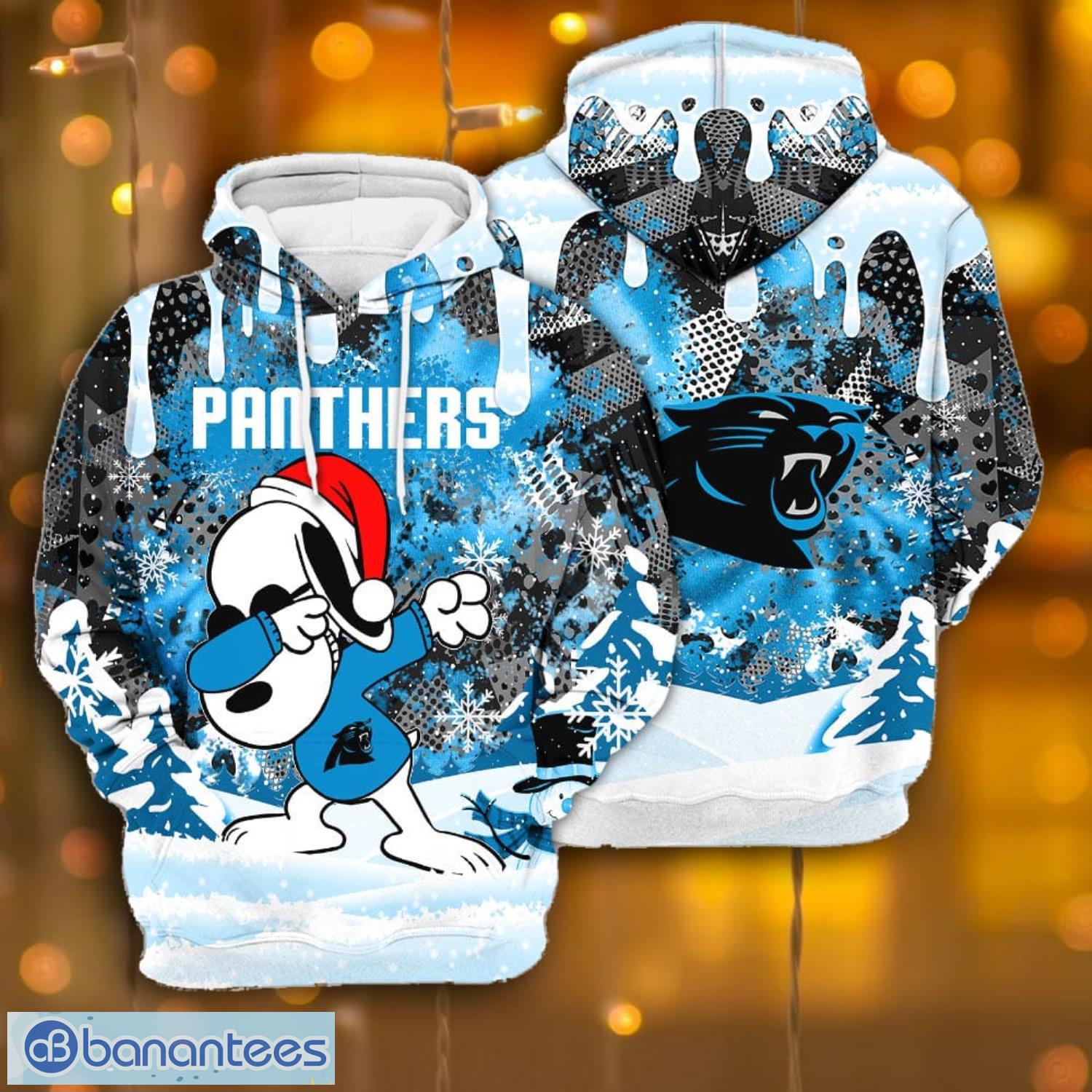 Carolina Panthers Zip up Hoodie All Over Print