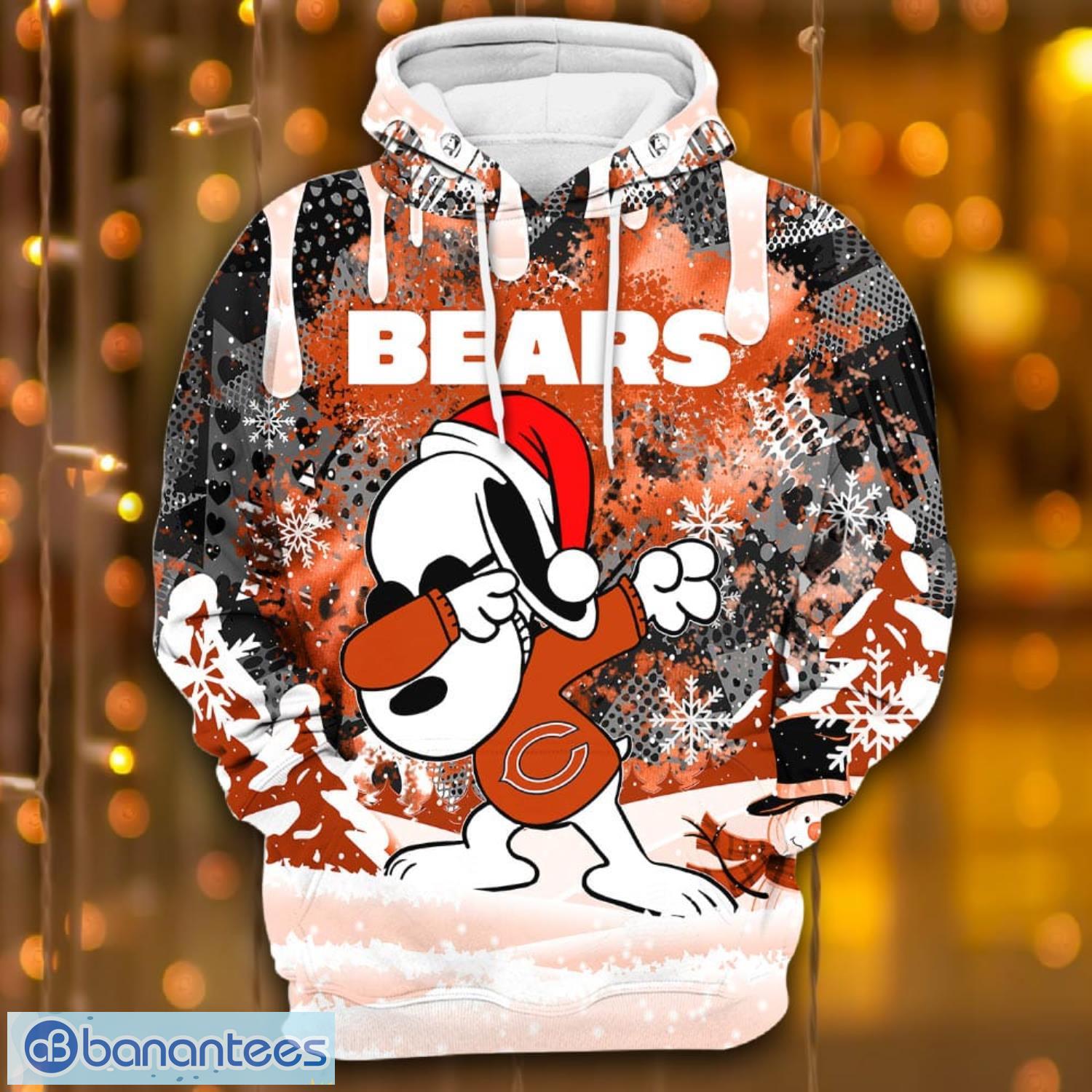 Custom Name Chicago Bears 3D Unisex Hoodie