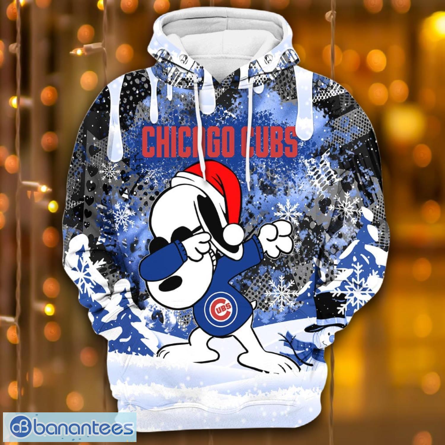 Cubs Christmas Snoopy dabbing Chicago Cubs shirt, hoodie