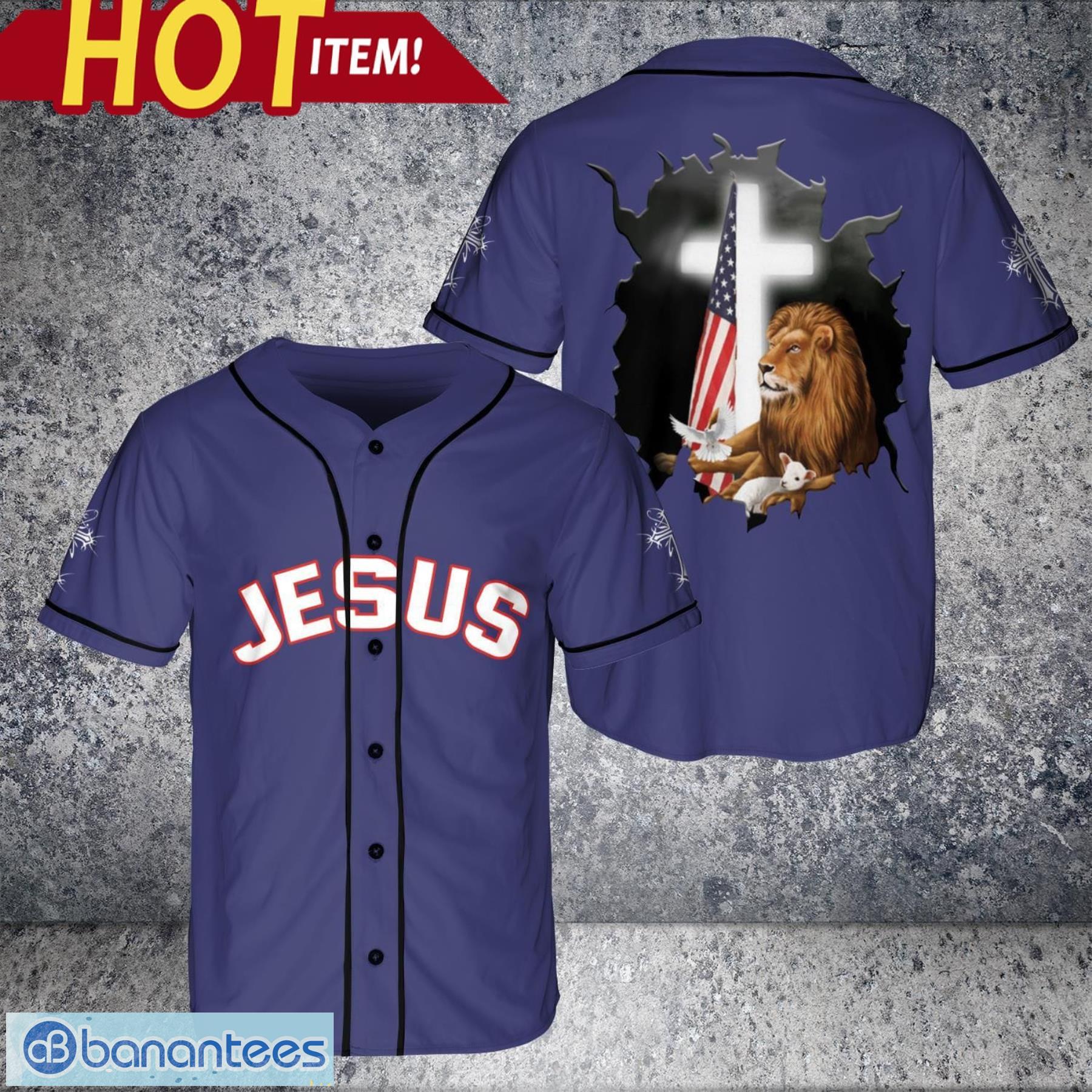 Jesus 3D BASEBALL JERSEY SHIRT All Over Print Us Size Mother Day