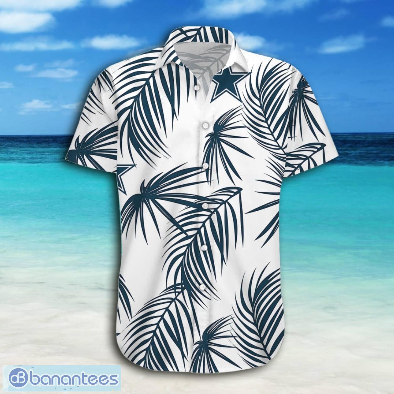 Dallas Cowboy Beach Shirt Cowboys Palm Leaves Aloha Summer Gift