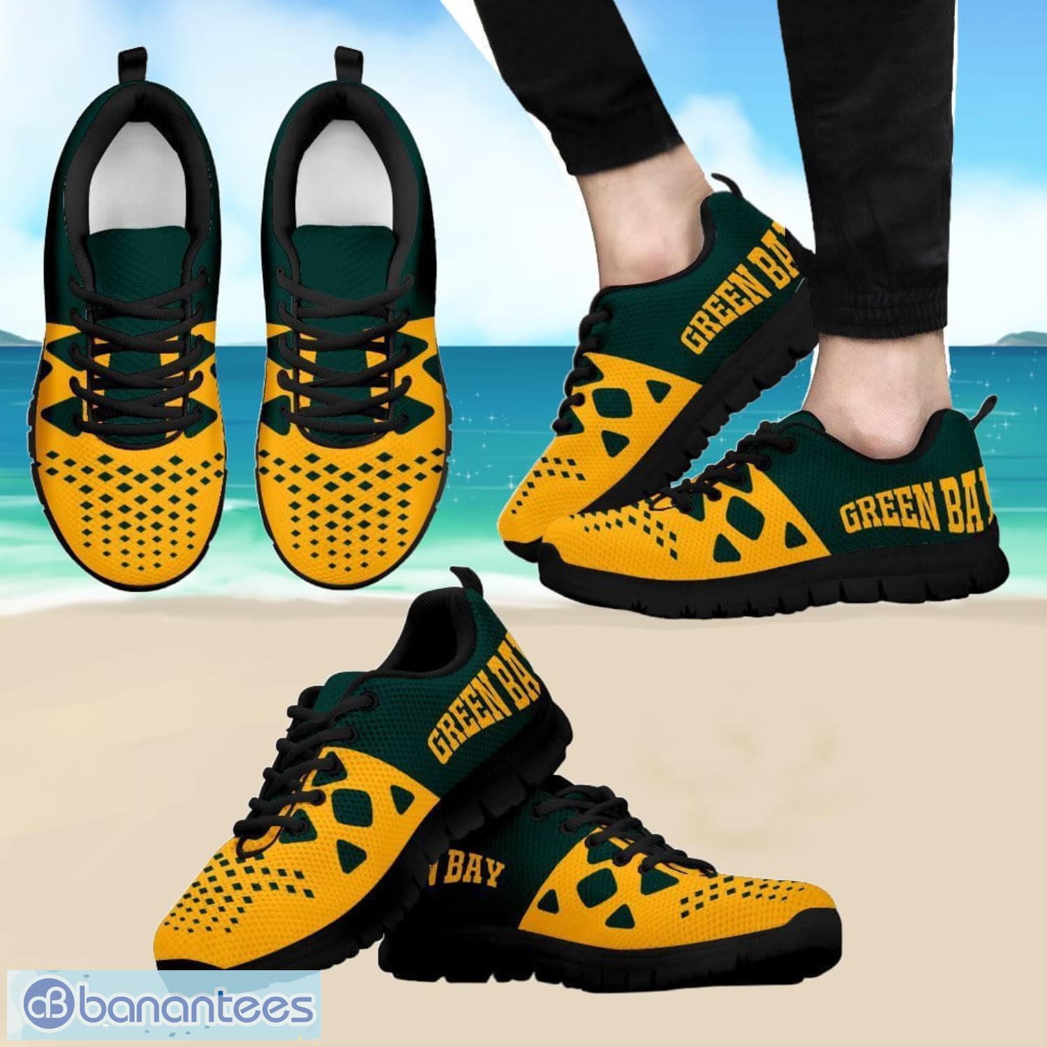 Green Bay Football Team Sport Shoes Running Shoes Product Photo 2