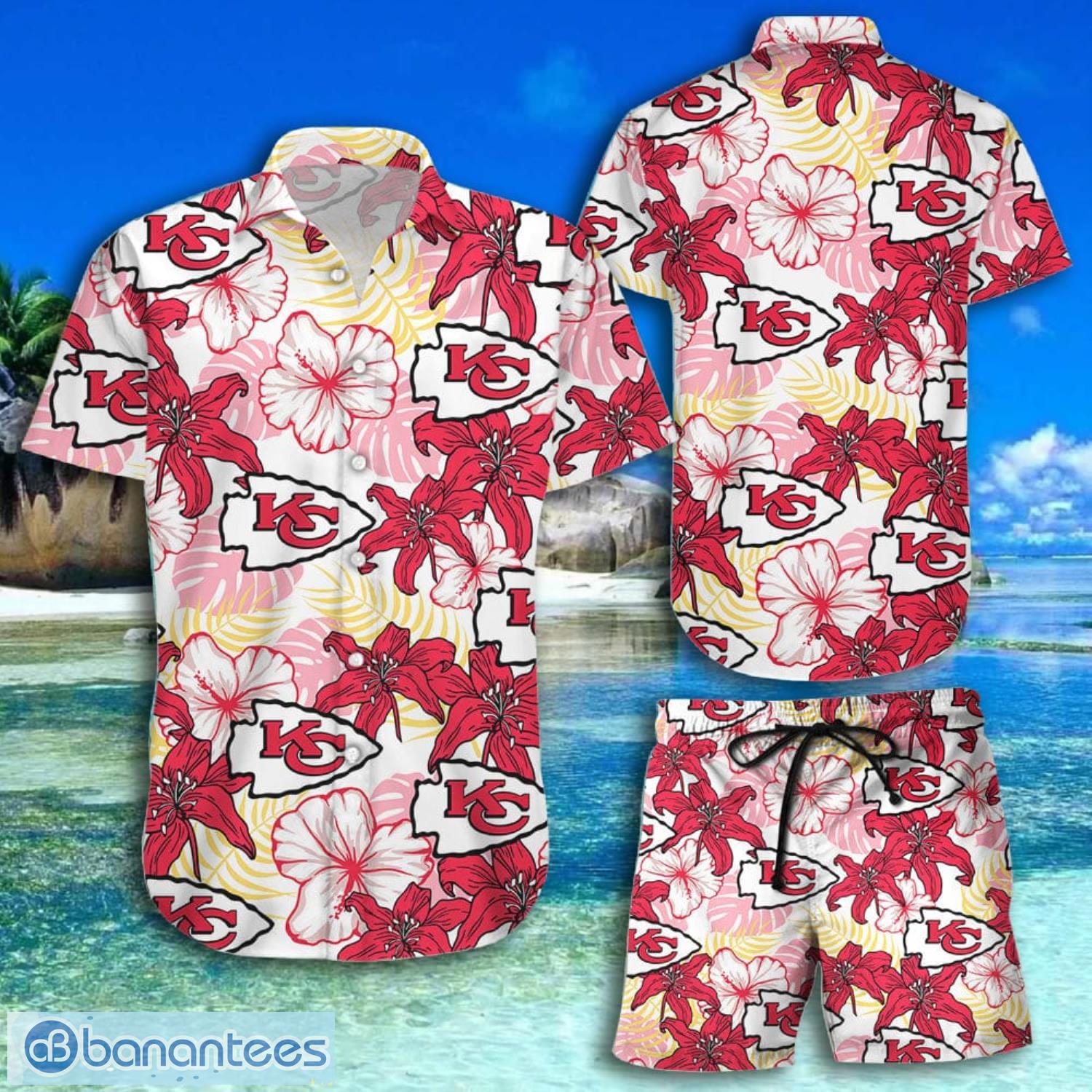 Kansas City Chiefs NFL Design 1 Beach Hawaiian Shirt Men And Women