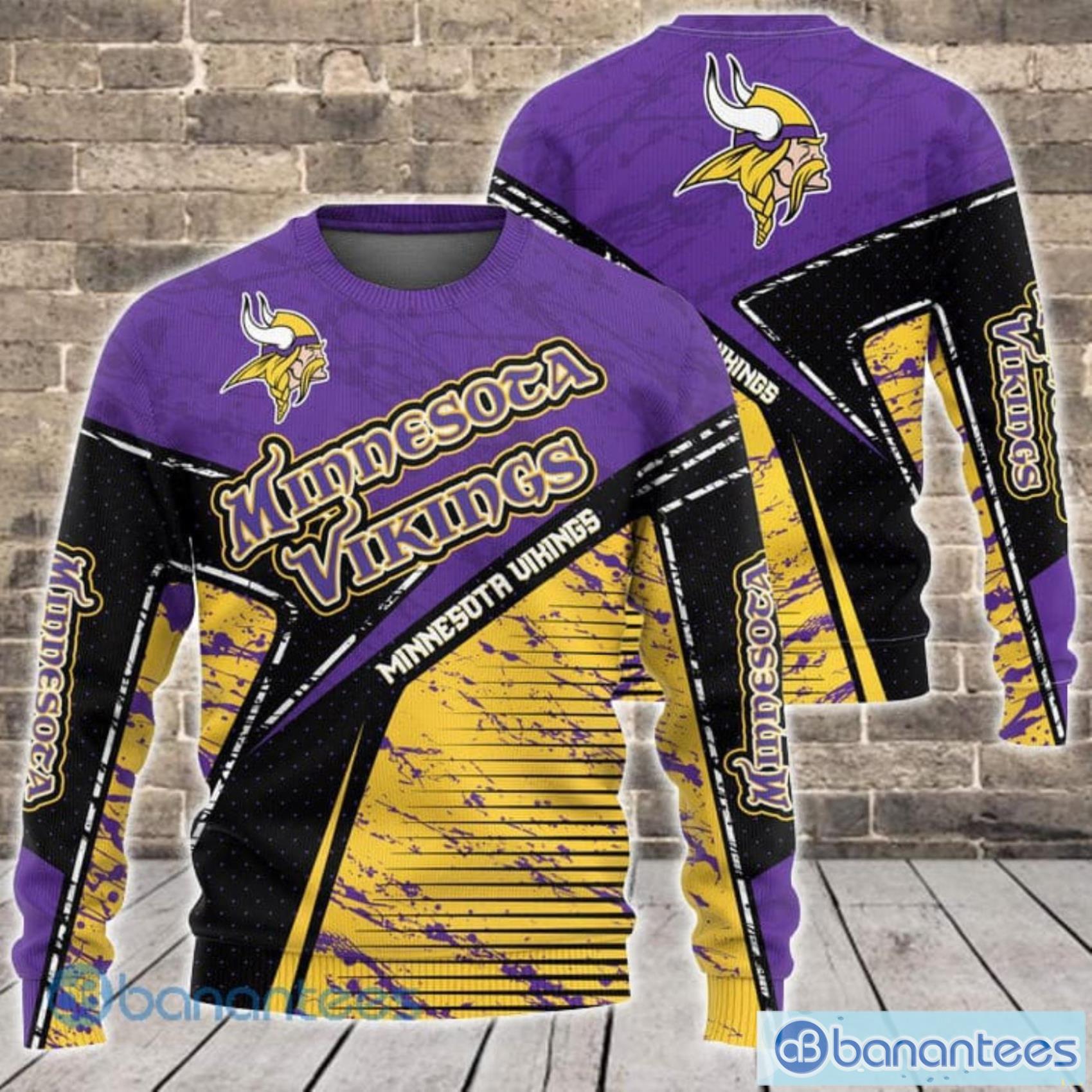 Minnesota Vikings Nfl All Over Printed 3D Shirt For Fans Product Photo 1 Minnesota Vikings Nfl All Over Printed 3D Shirt For Fans Product Photo 1