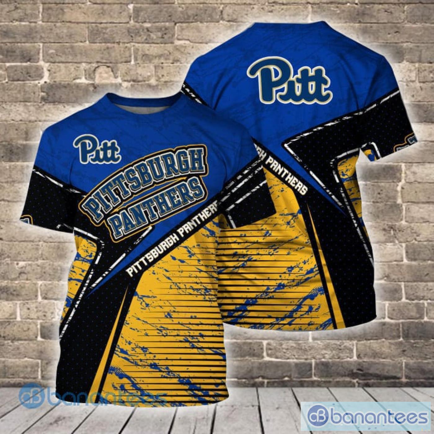 Pittsburgh Panthers Ncaa All Over Printed 3D Shirt For Fans Product Photo 1