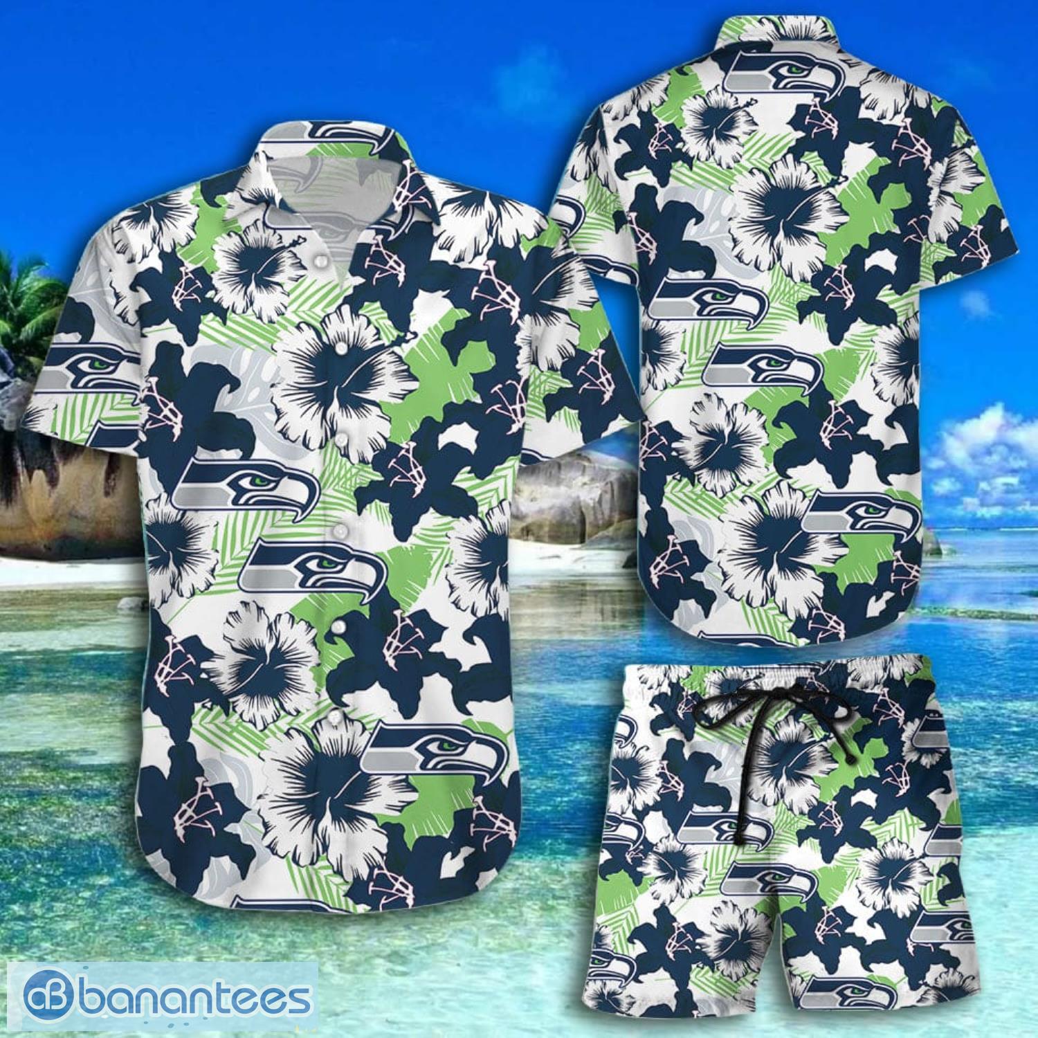 Seattle Seahawks Nfl Summer Hawaiian Shirt And Shorts - Banantees