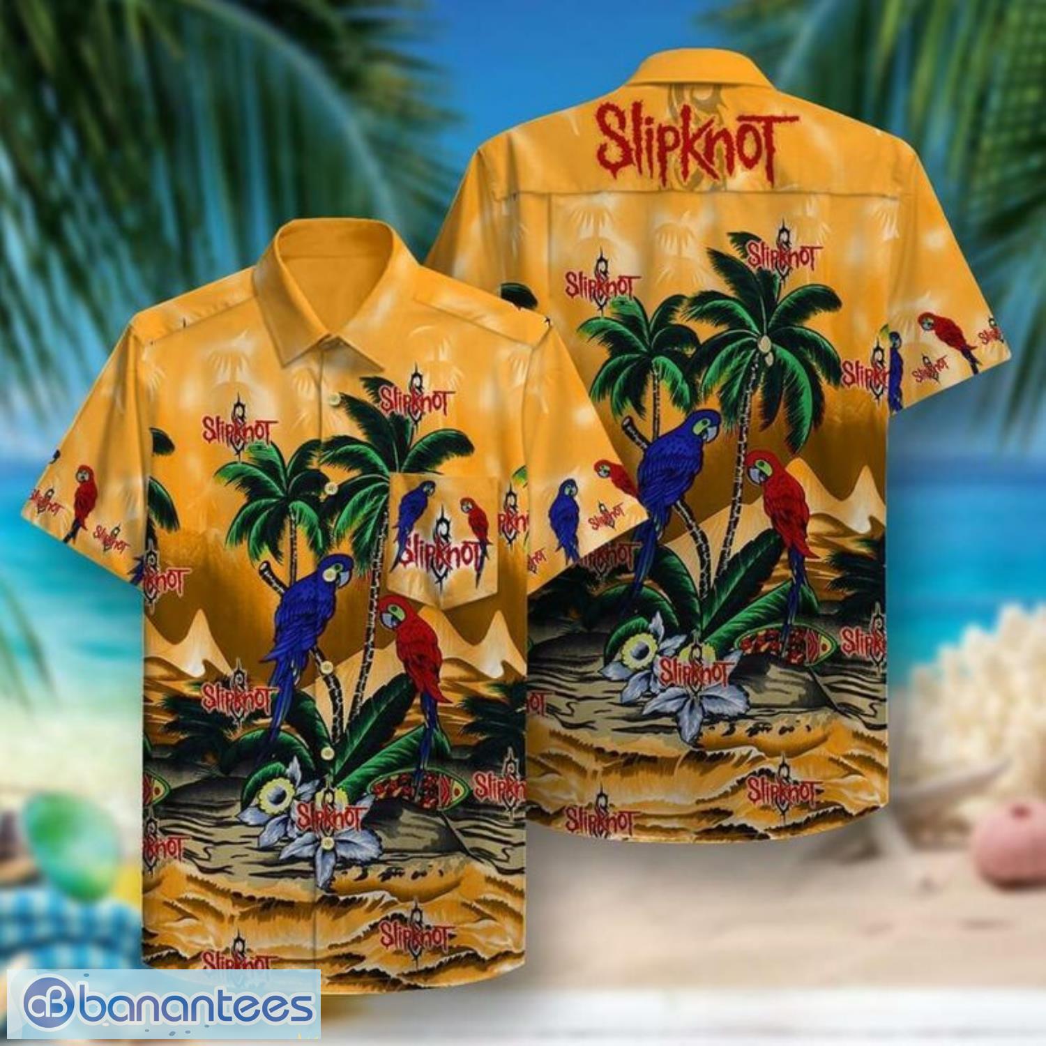 Slipknot Summer Islands Short Sleeves Hawaiian Shirt Product Photo 1