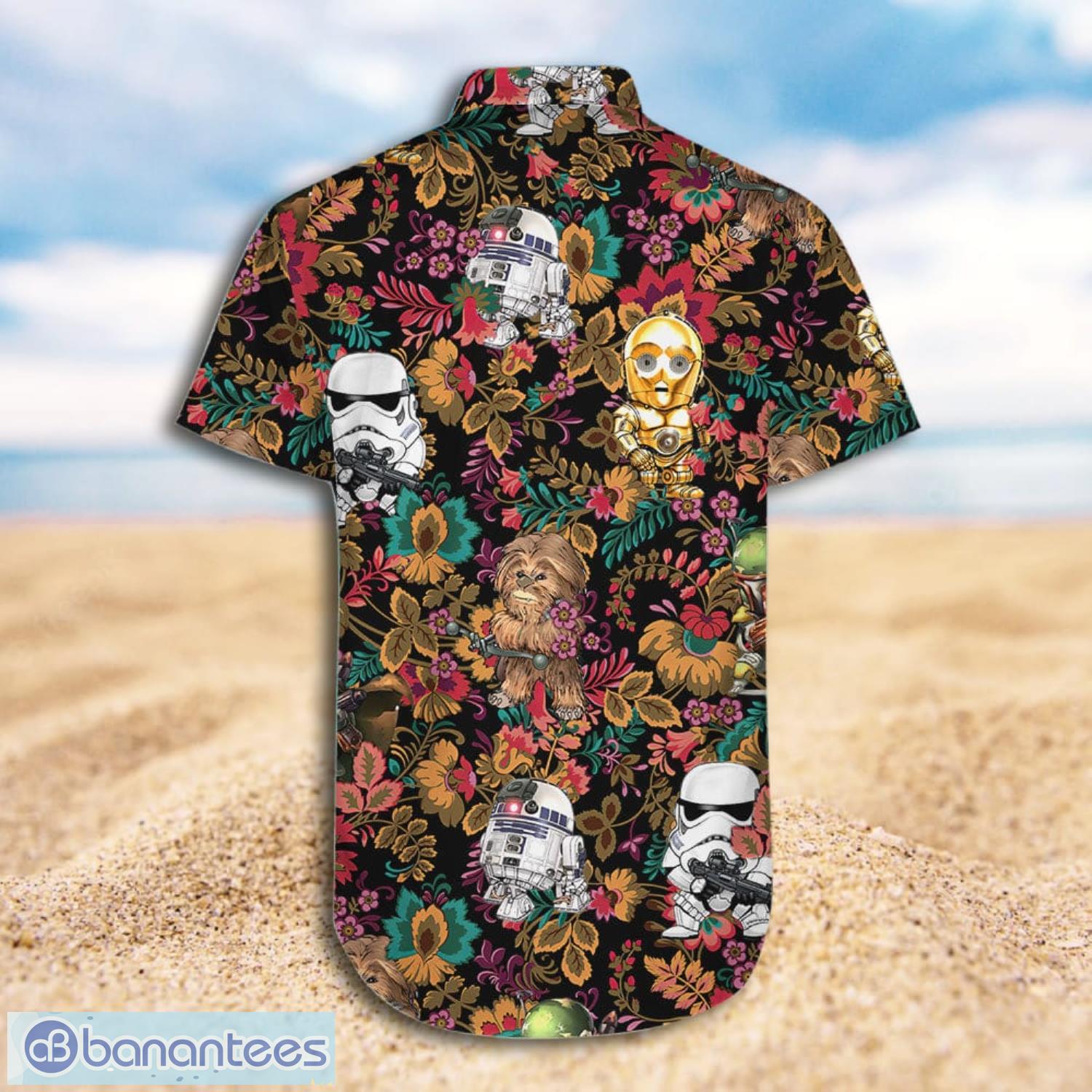 Short Sleeve Star Wars The Mandalorian Men Hawaiian Shirt - Banantees