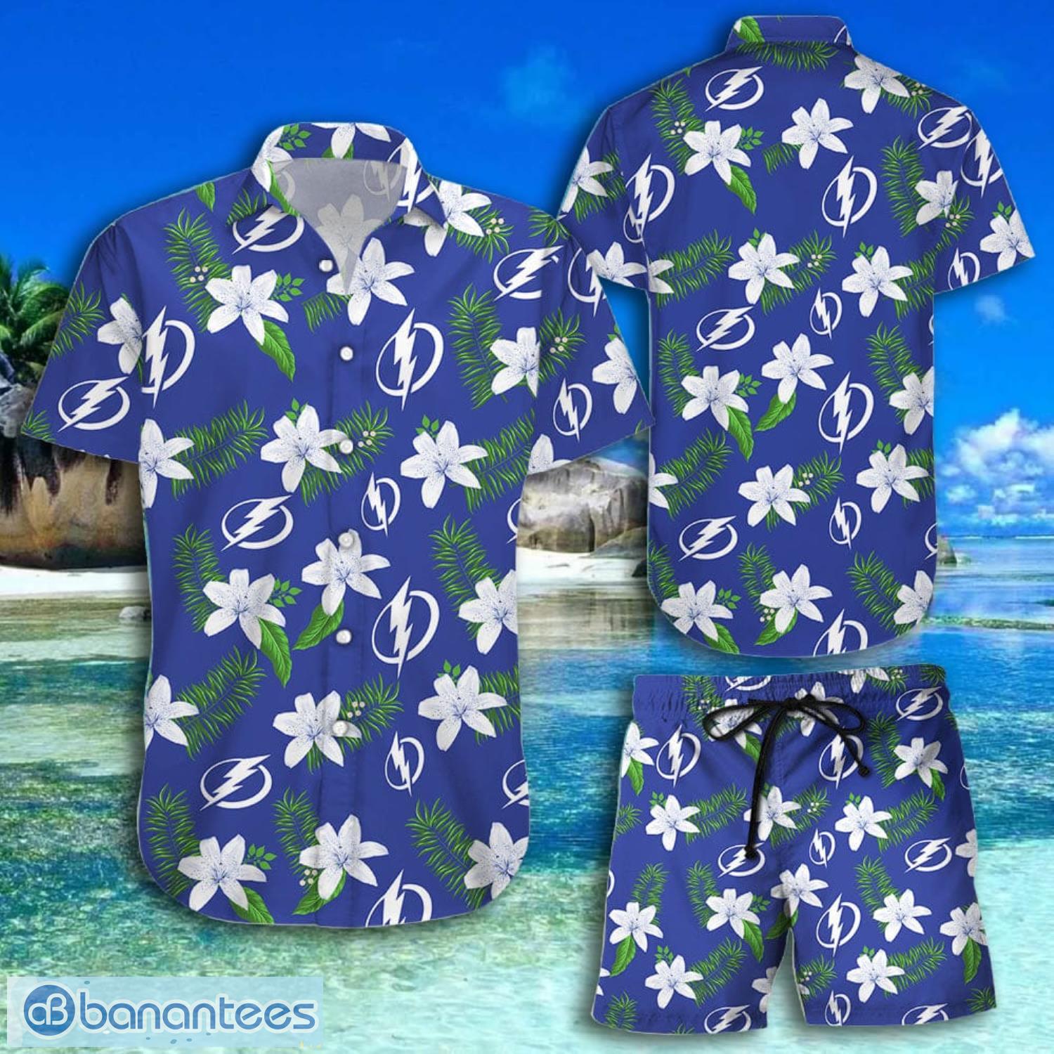 Tampa Bay Lightning NHL Flower Hawaiian Shirt Unique Gift For Men