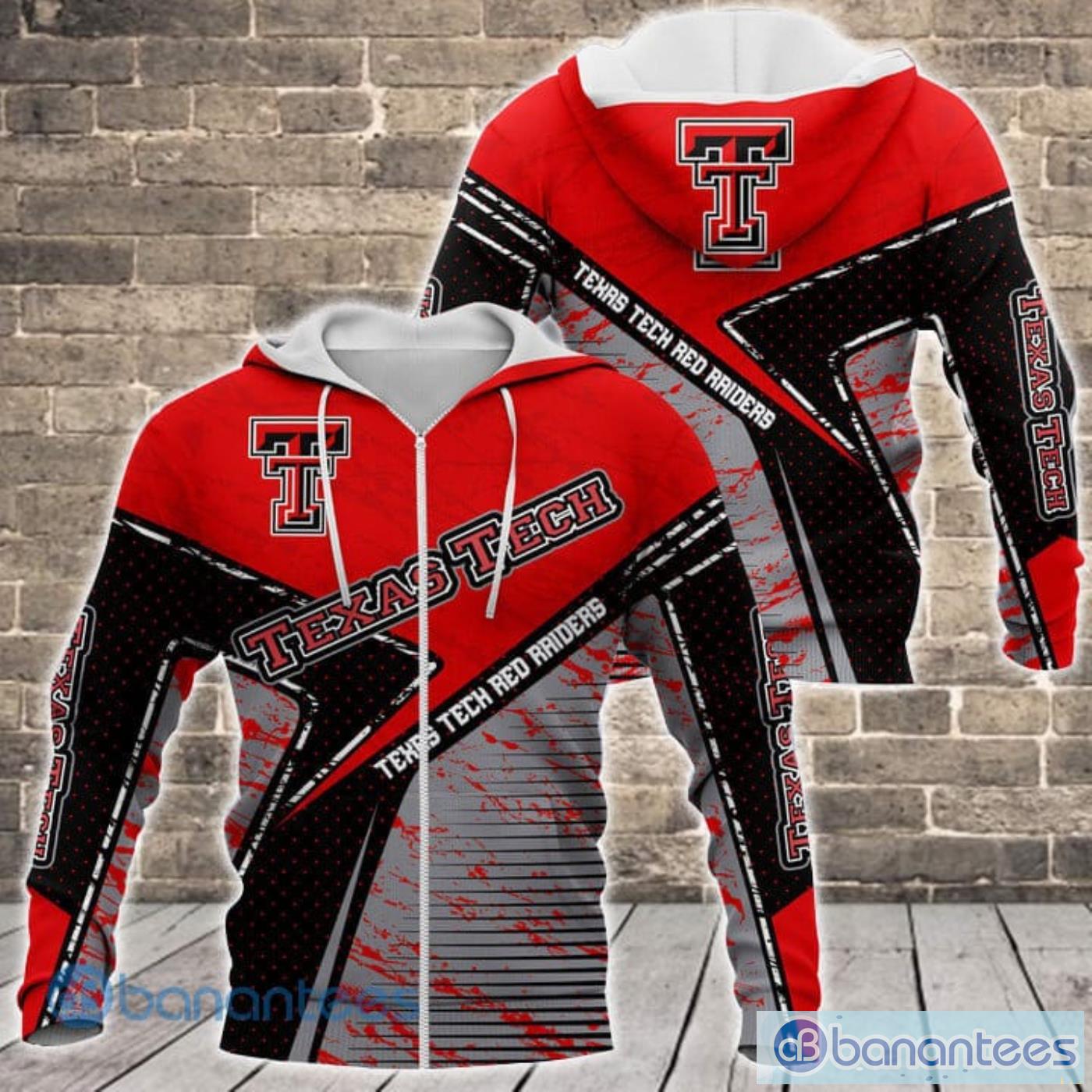 texas tech red raiders ncaa all over printed 3d shirt for fans 2 image Texas Tech Red Raiders Ncaa All Over Printed 3D Shirt For Fans Product Photo 3