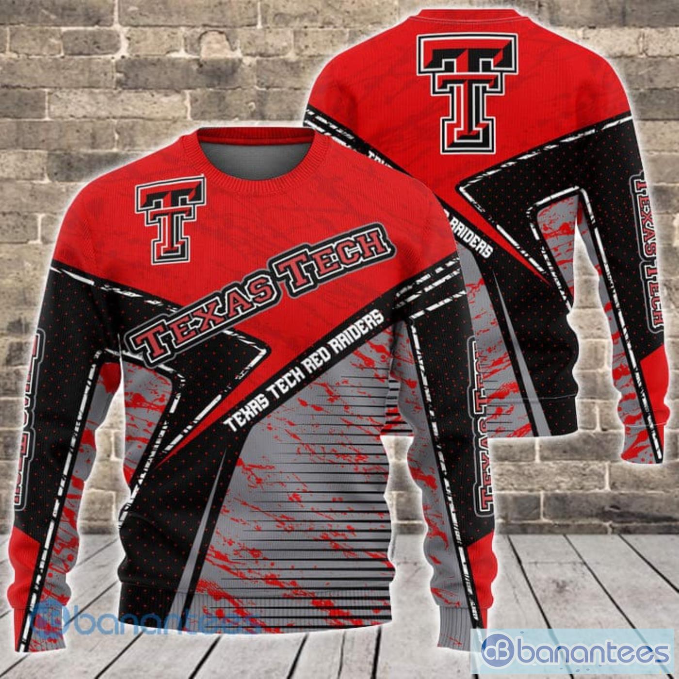 Texas Tech Red Raiders Ncaa All Over Printed 3D Shirt For Fans Product Photo 1 Texas Tech Red Raiders Ncaa All Over Printed 3D Shirt For Fans Product Photo 1