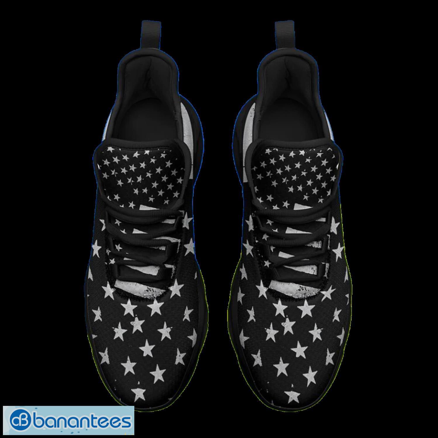 American Flag Custom Dark Type Sneakers Max Soul Shoes Product Photo 1
