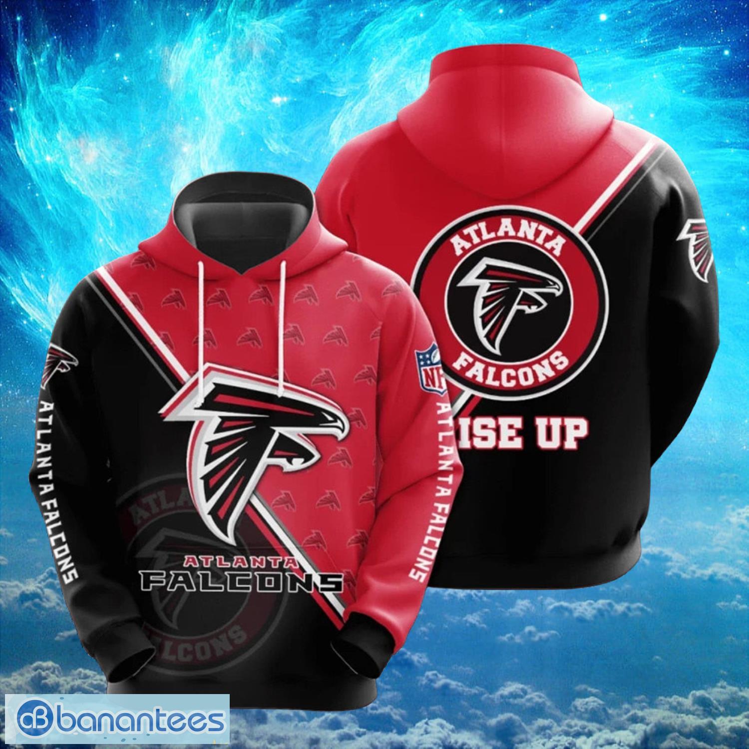 Atlanta Falcons Big Logo Hoodies Print Full Product Photo 1