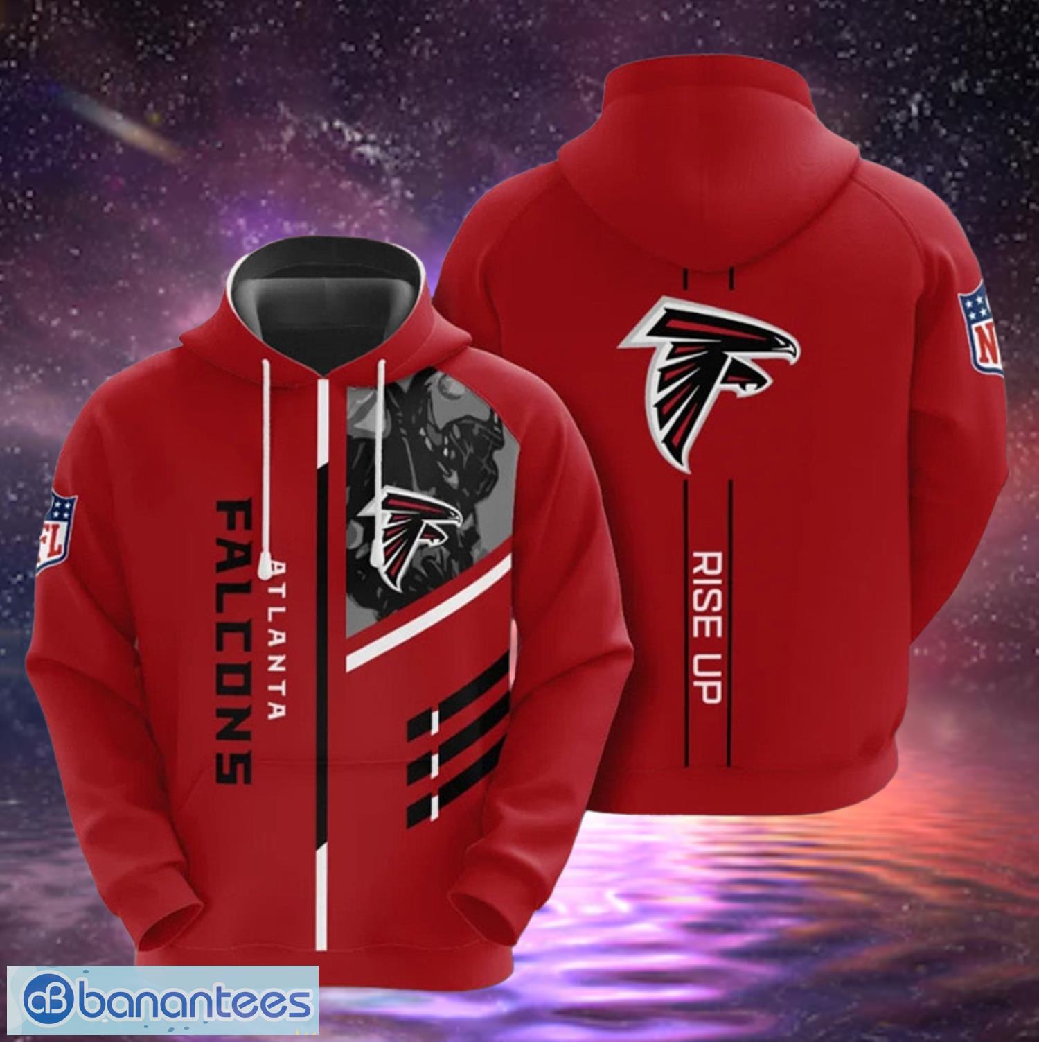 Atlanta Falcons NFL Football Hoodies Full Over Print - Banantees