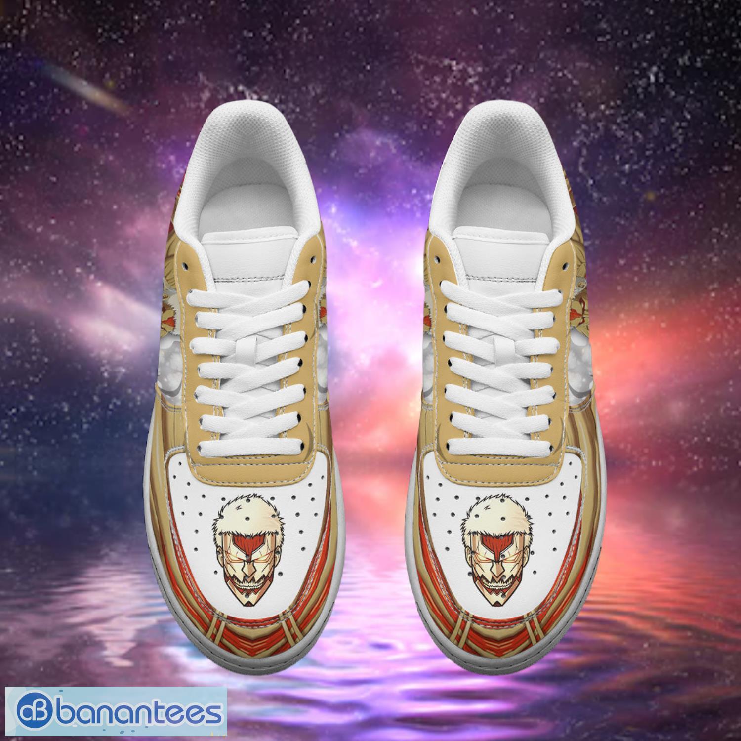 Attack On Titan Amored Titan Air Sneakers Custom Anime Shoes Product Photo 2