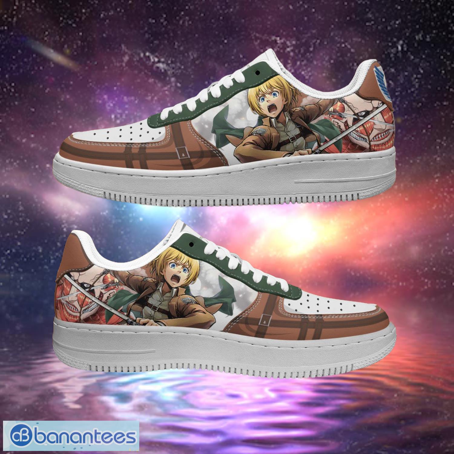 Attack On Titan Armin Arlert Air Sneakers Custom Anime Shoes Product Photo 1