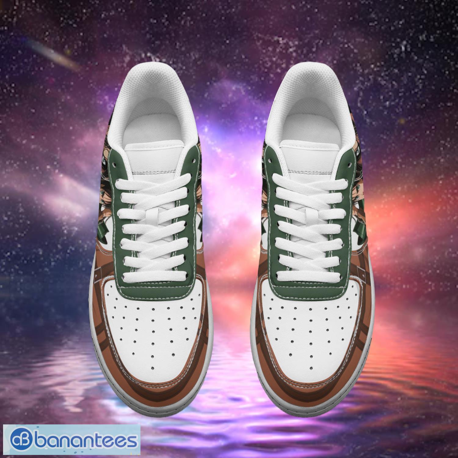 Attack On Titan Eren Yeager Air Sneakers Custom Anime Shoes Product Photo 2