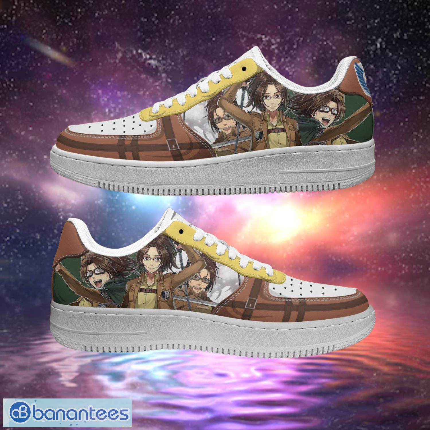 Attack On Titan Hange Zoe Air Sneakers Custom Anime Shoes Product Photo 1