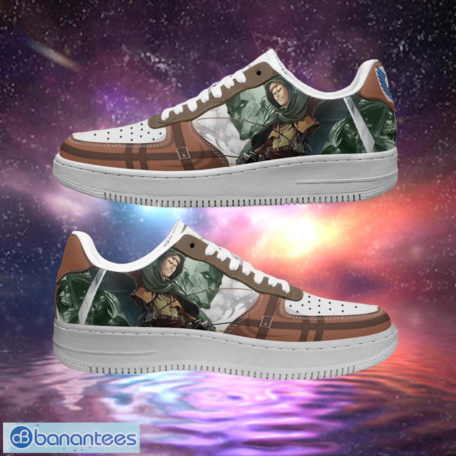 Attack On Titan Jean Kristein Air Sneakers Custom Anime Shoes Product Photo 1