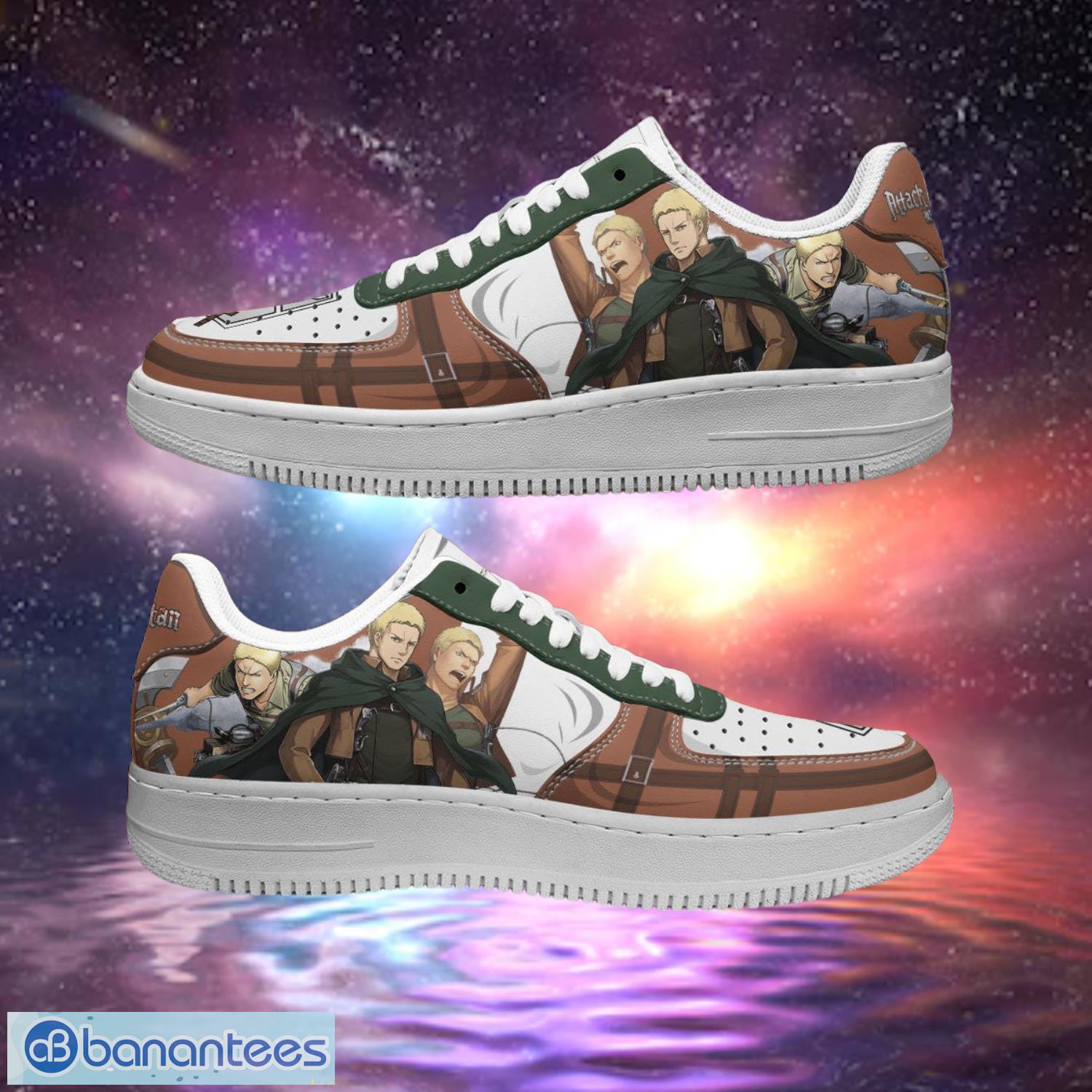 Attack On Titan Reiner Air Sneakers Custom Anime Shoes Product Photo 1