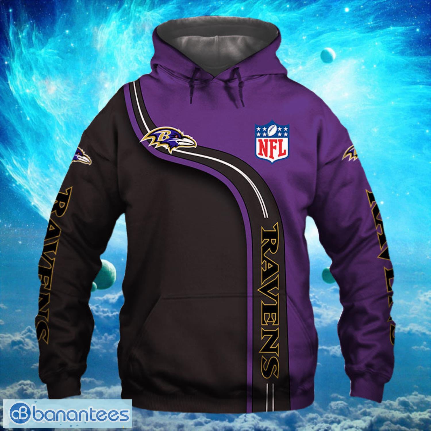 Baltimore Ravens NFL Highway Hoodies Print Full Product Photo 2