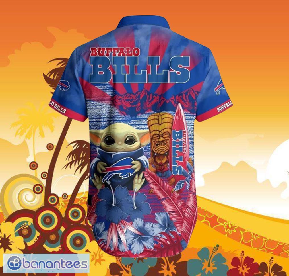 Bills Baby Yoda Star Wars Beach Summer Hawaiian Shirt Full Over Print Product Photo 2