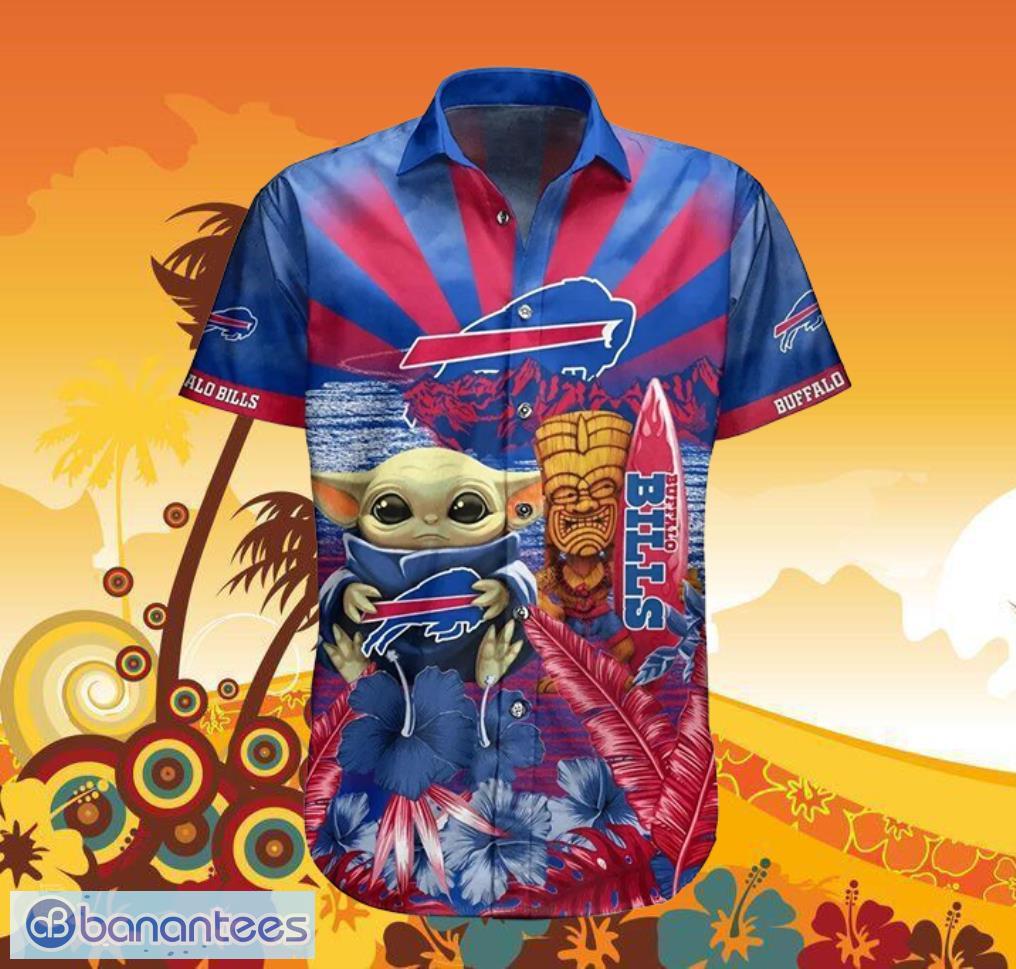 Bills Baby Yoda Star Wars Beach Summer Hawaiian Shirt Full Over Print Product Photo 1