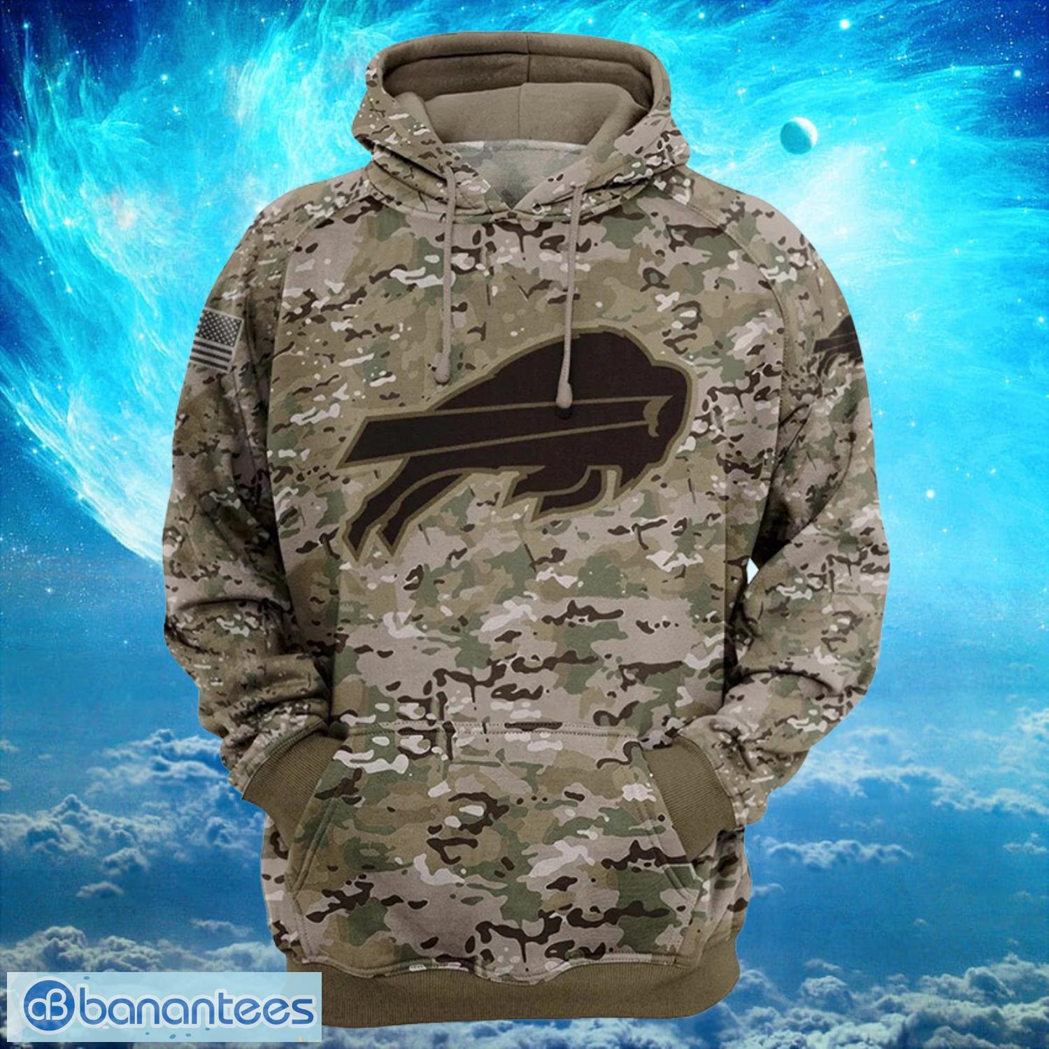 Buffalo Bills Camo Background Hoodies Full Over Print Product Photo 2