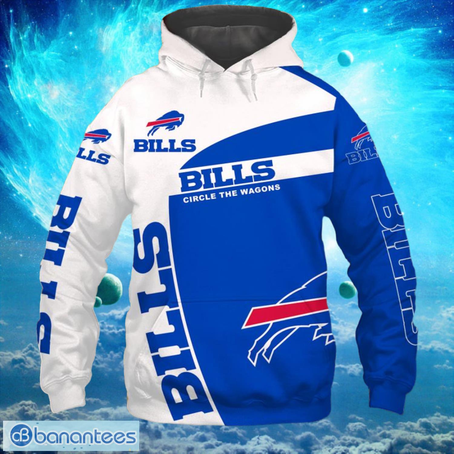 Buffalo Bills Light Type Hoodies Print Full Product Photo 2