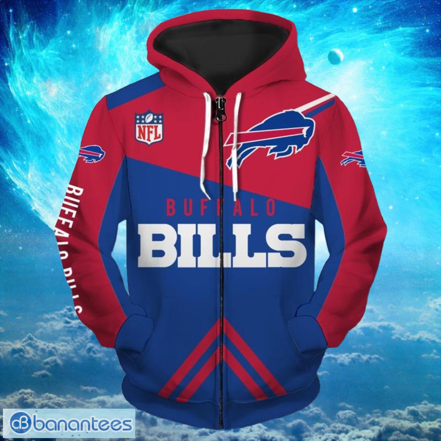 Buffalo Bills NFL Big Name Hoodies Print Full Product Photo 1