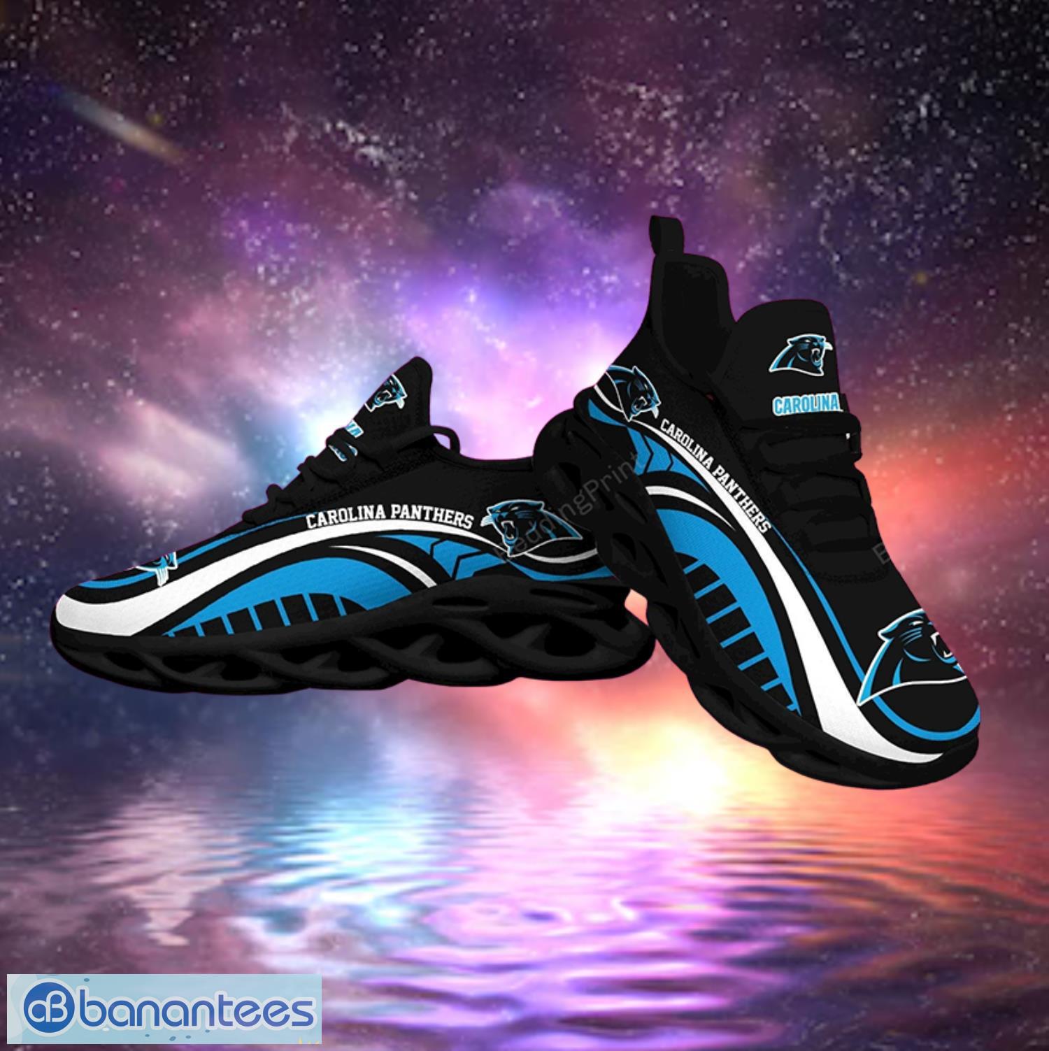 Carolina Panthers NFL Max Soul Sneaker Dark Blue Shoes Product Photo 2