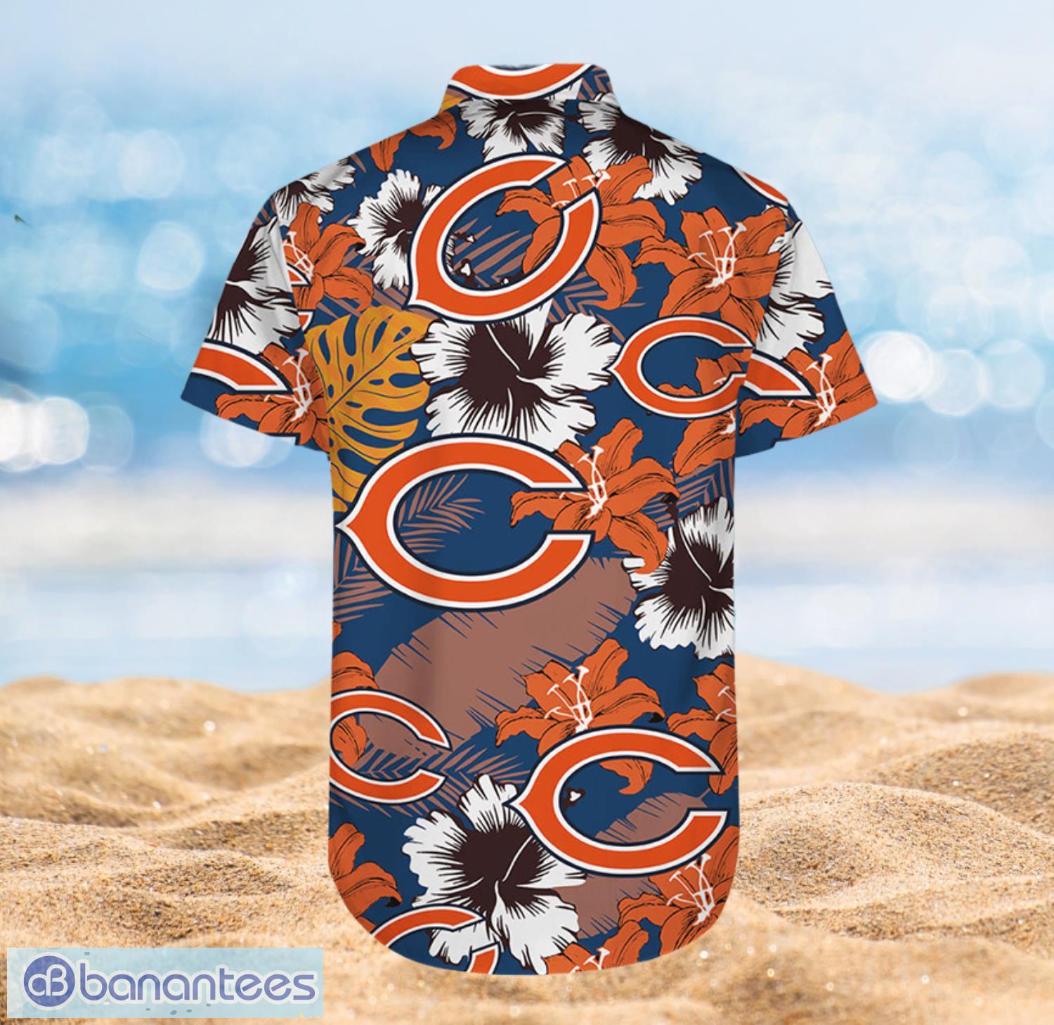 Chicago Bears Hawaiian Shorts and Shirt Summer Beach Shirt Full Over Print Product Photo 2