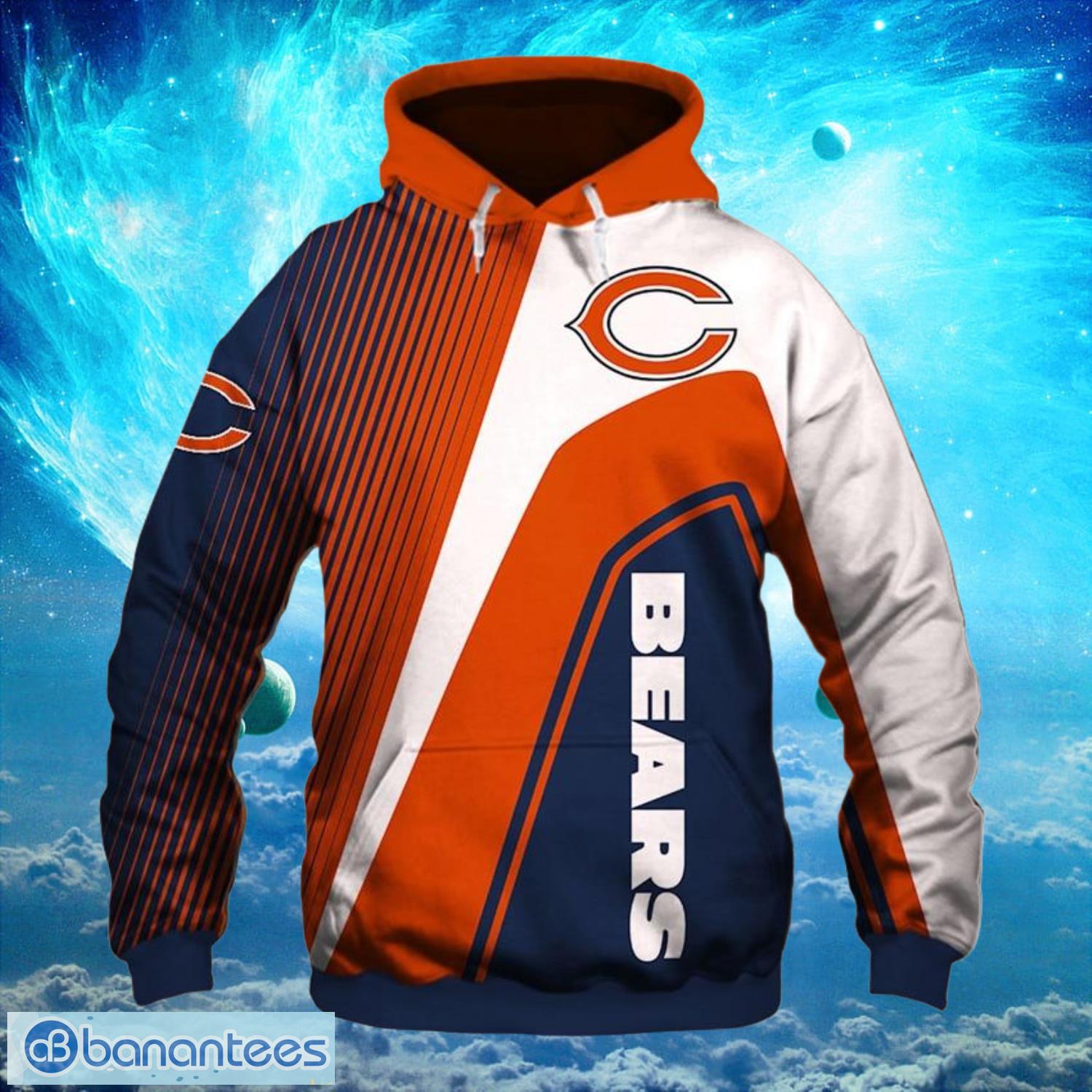 Chicago Bears Logo NFL Hoodies Full Over Print Product Photo 2